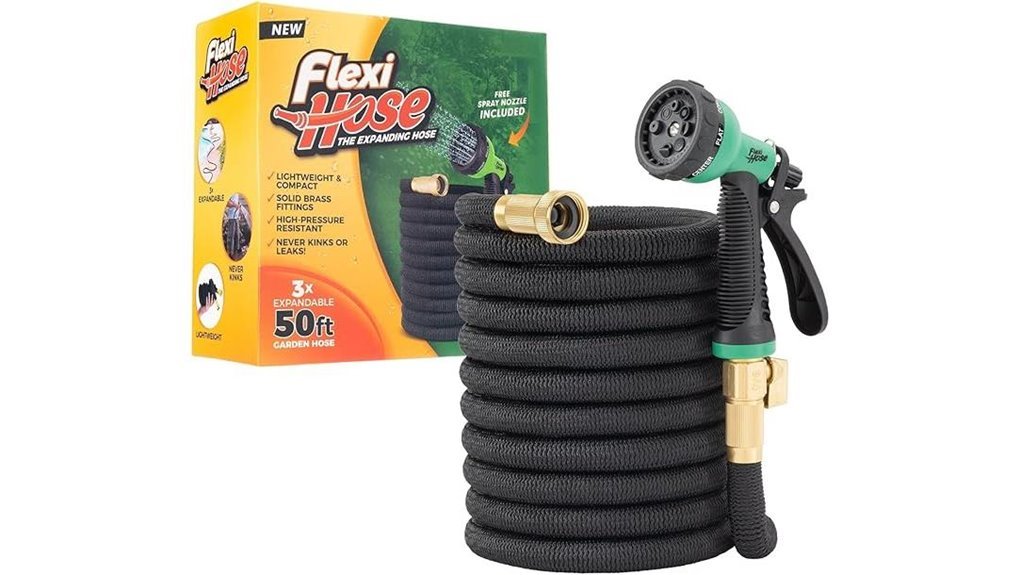 expandable garden hose nozzle