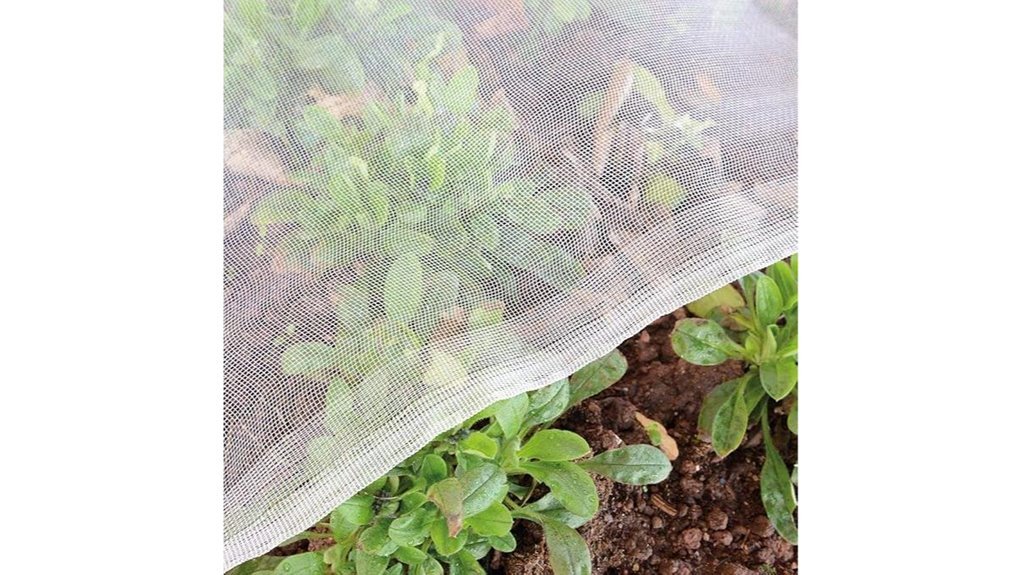 fine bug netting barrier
