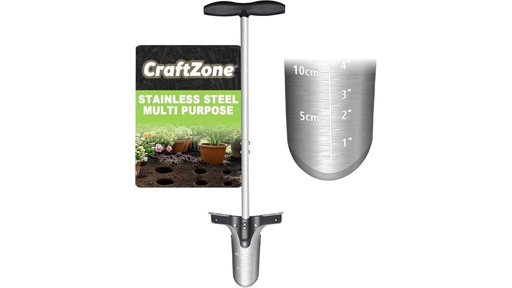 foot operated bulb planter