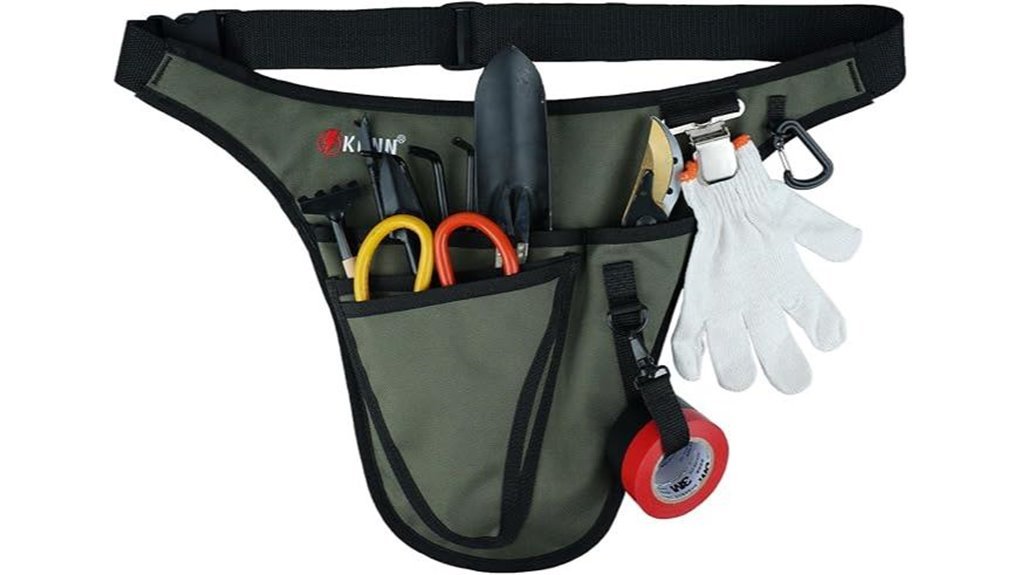 four pocket garden tool belt