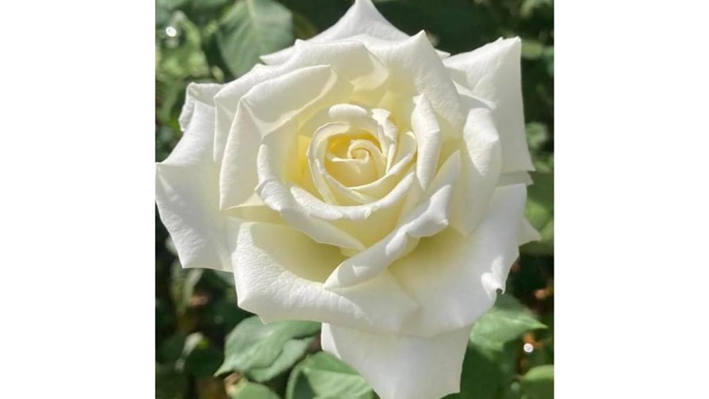fragrant white rose bush