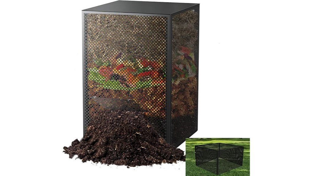galvanized steel compost bin