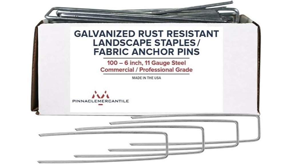 galvanized steel garden stakes