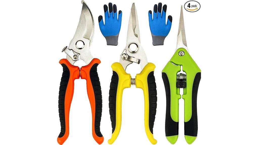 gardening tools and gloves