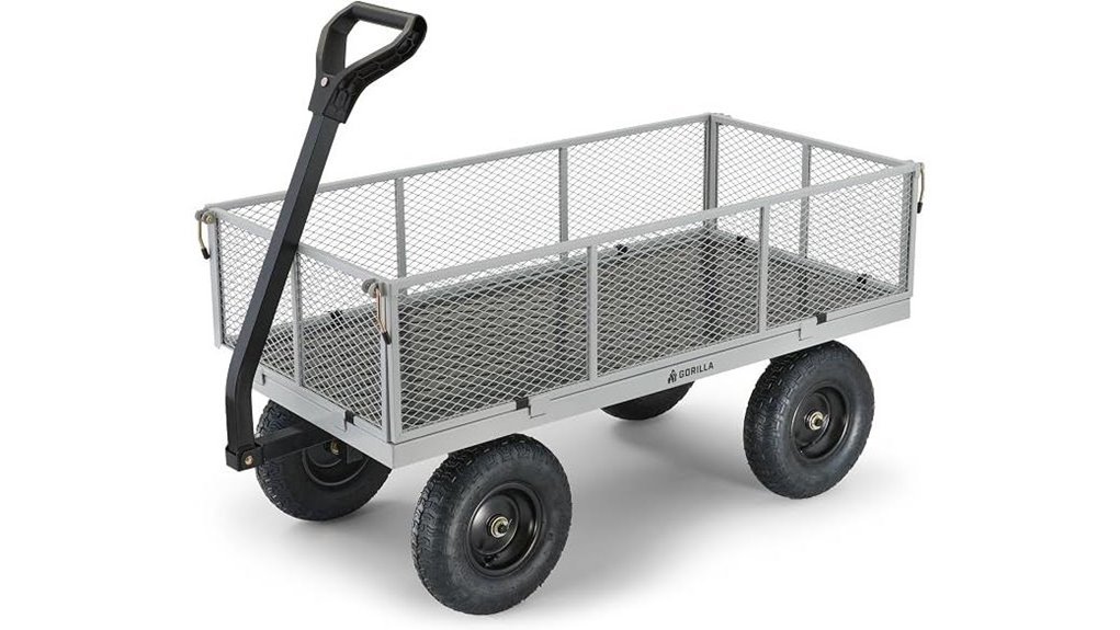 heavy duty garden utility cart