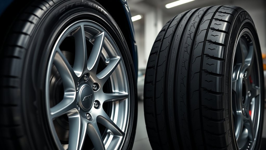 ZR and radial tire markings used on high-speed performance tires