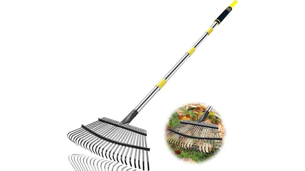 long heavy duty rake