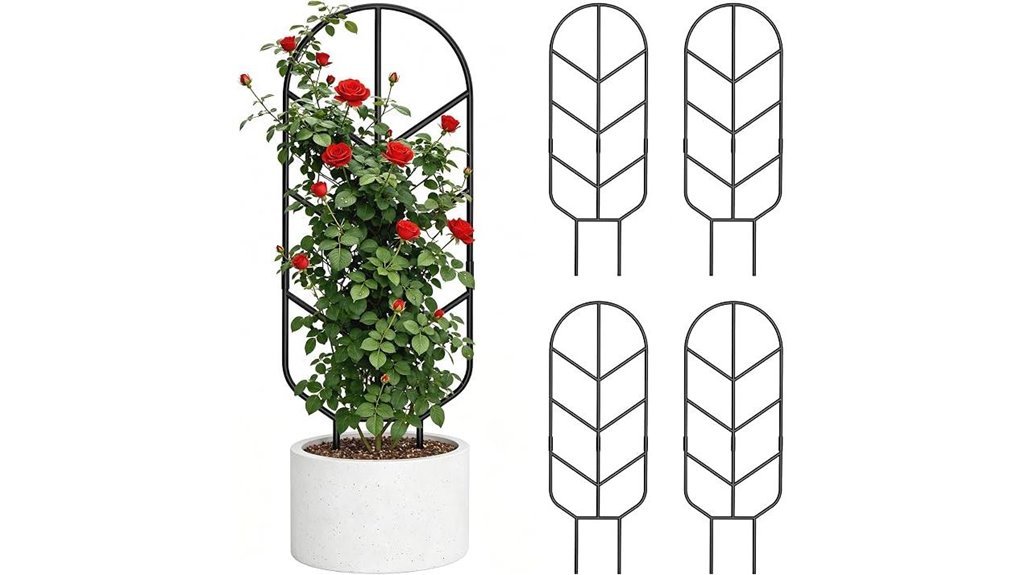 metal trellis for climbing