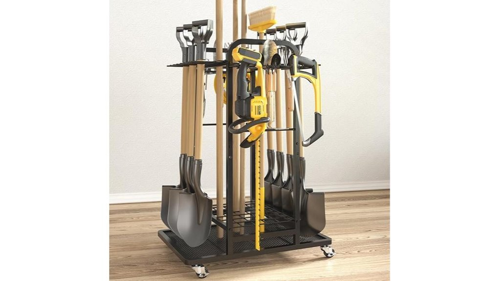 mobile garden tool storage