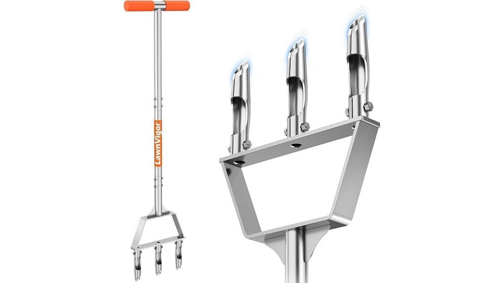 non clogging aerator for soil