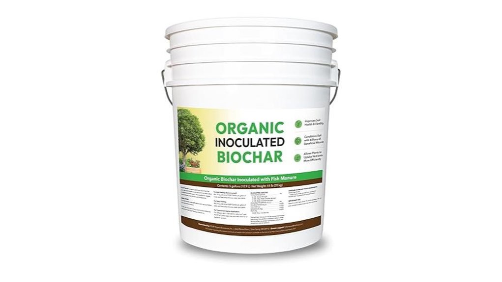 organic biochar soil amendment