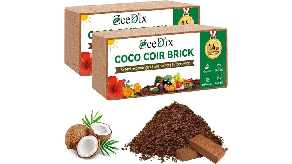 organic coconut coir bricks