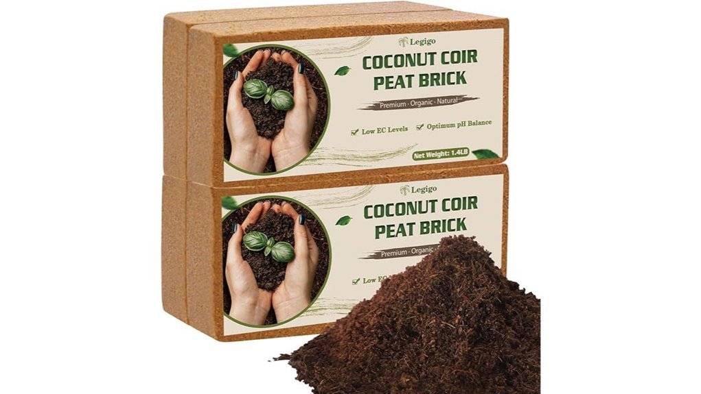 organic coconut coir bricks