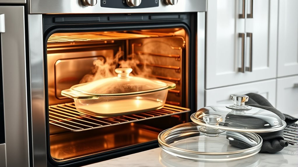 oven safe glass lid guidelines