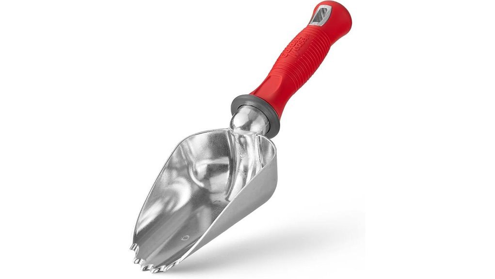 oversized potting scoop tool