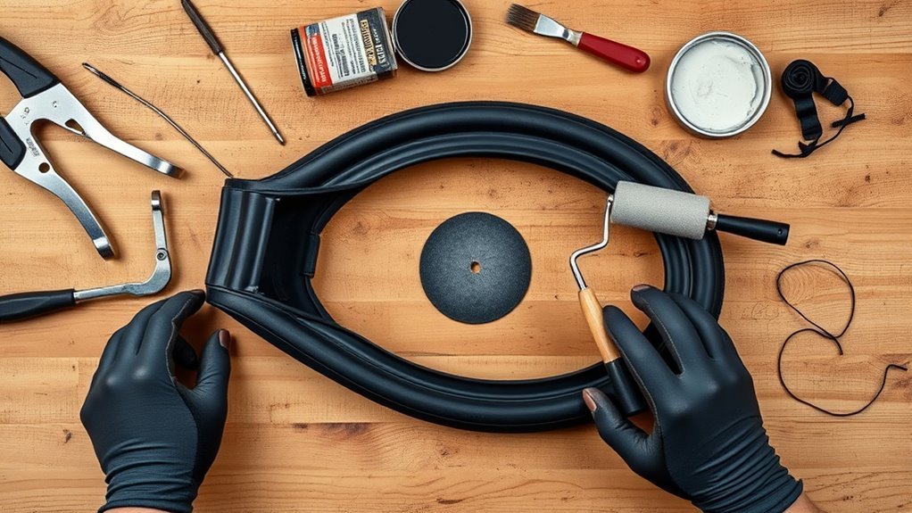 patch tire tube securely