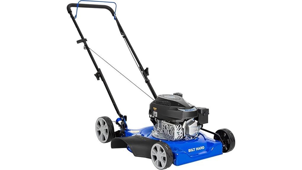 powerful 20 inch gas mower