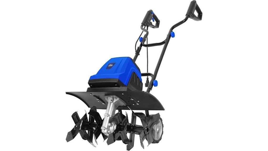 powerful electric garden tiller