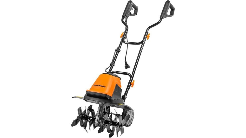 powerful electric garden tiller