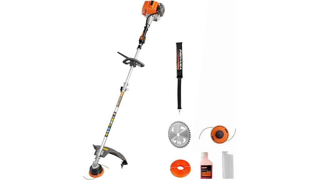 powerful gas brush cutter