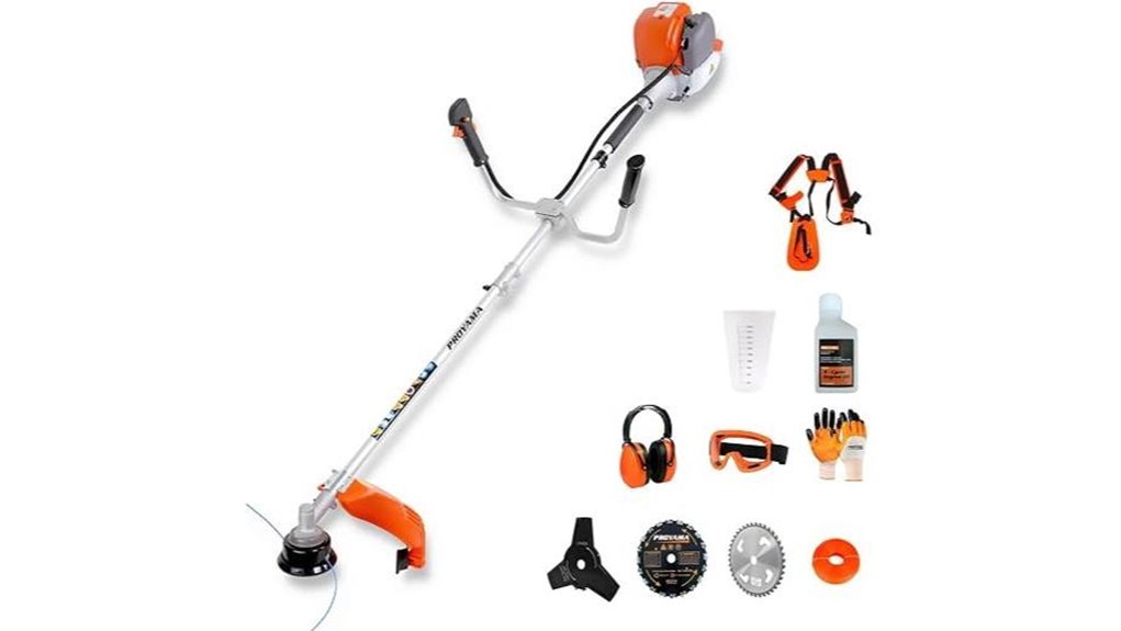 powerful gas string trimmer