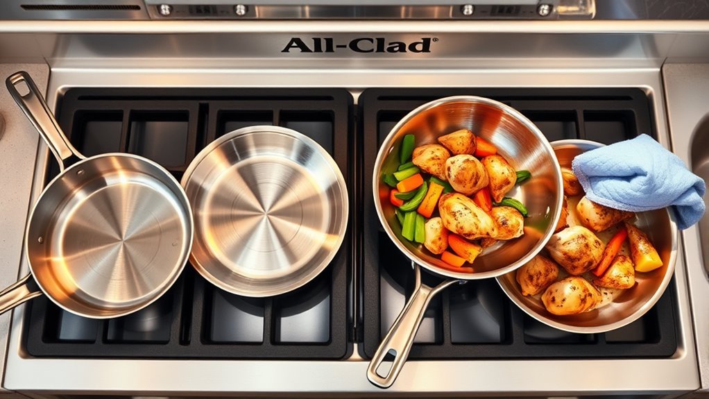 preheat oil cook clean