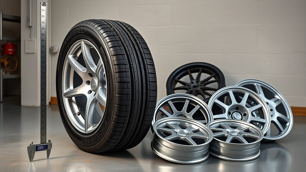 proper rim width and diameter for a 245 tire