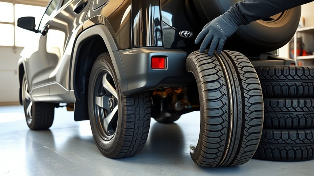 replace two tires safely