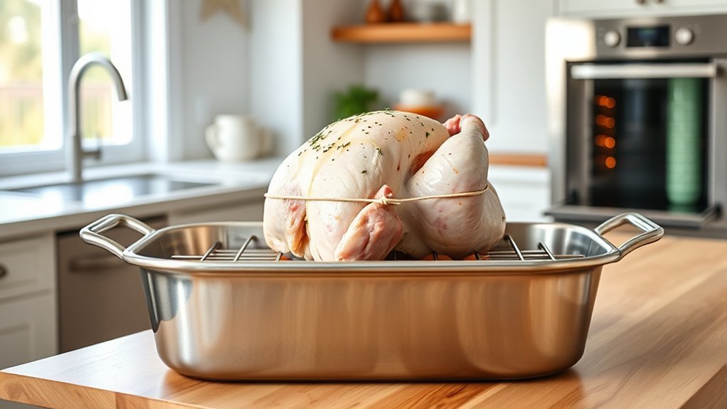 roasting pan rack usage