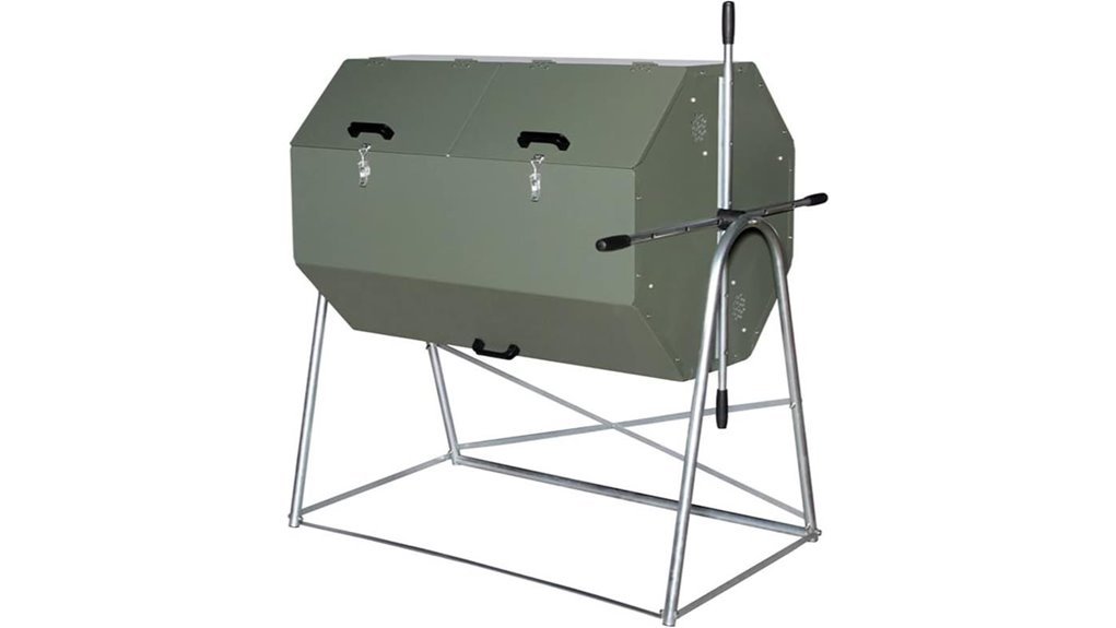 rotating compost tumbler system