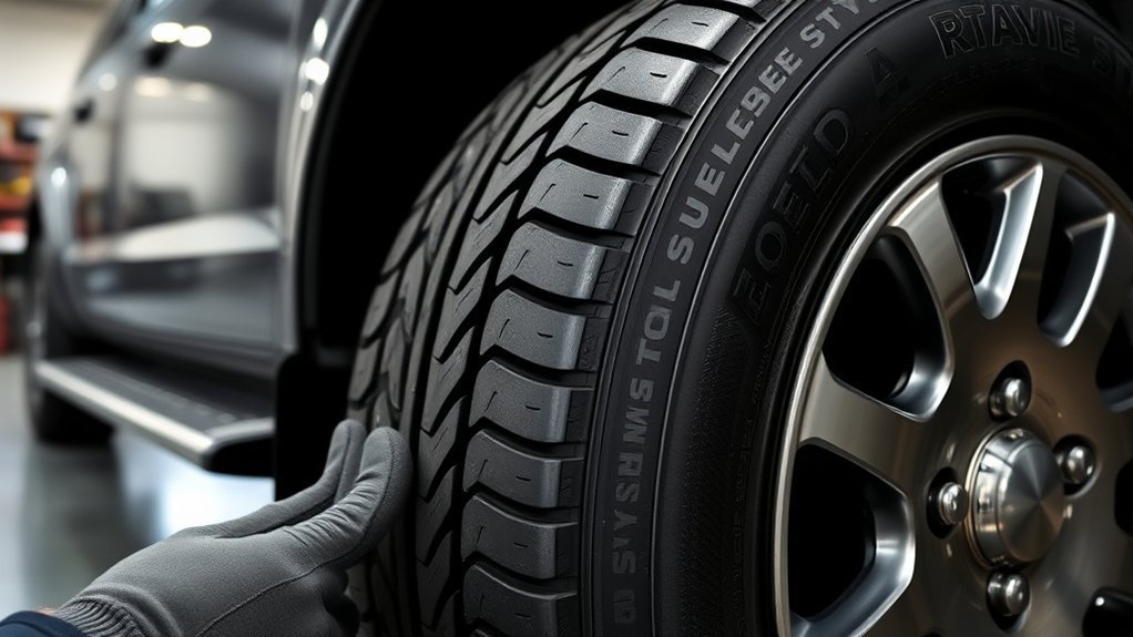 Truck and SUV tire safety check for load rating speed rating and proper inflation