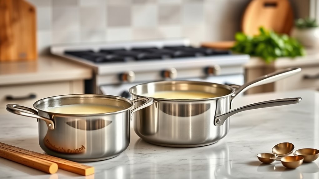 saucier size selection guide
