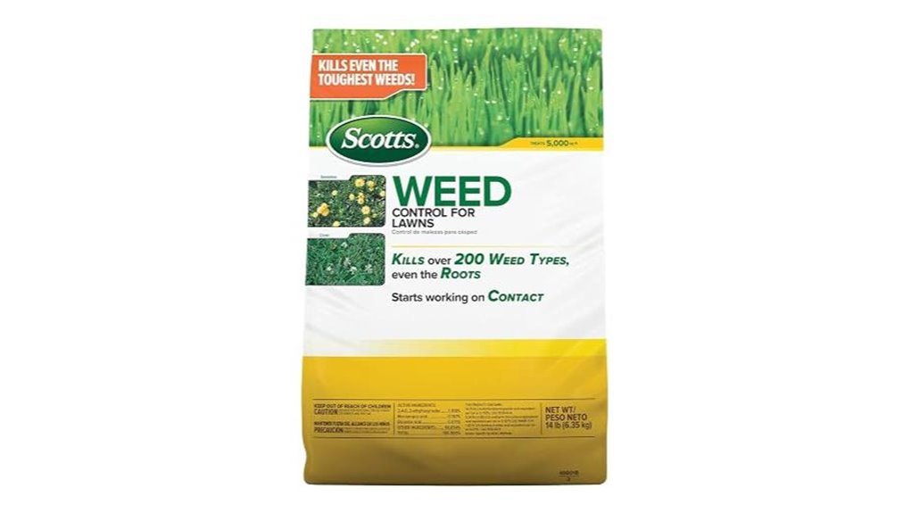 scotts lawn weed control