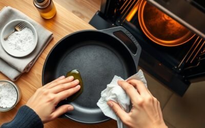 seasoning cookware step by step