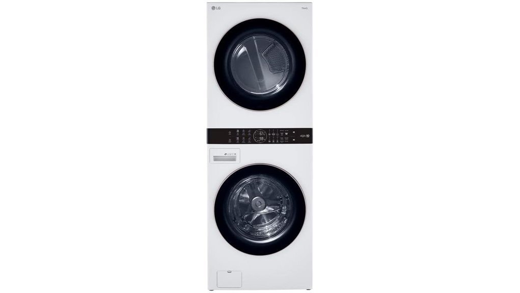 smart stacked laundry center