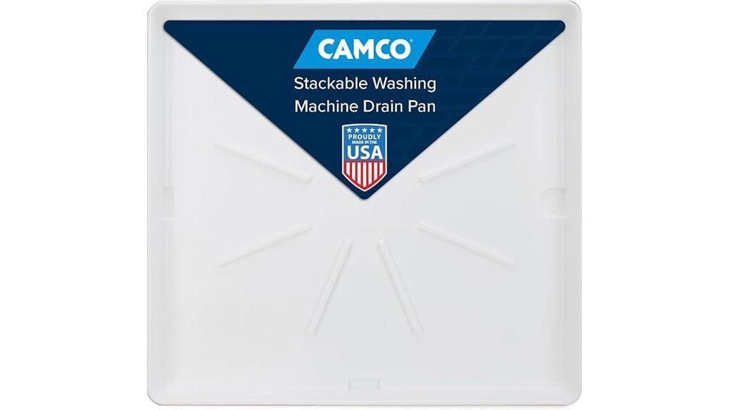 stackable washer drain pan