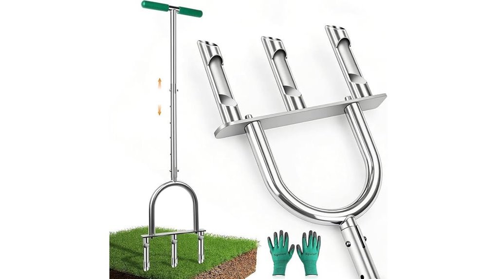 stainless steel core aerator