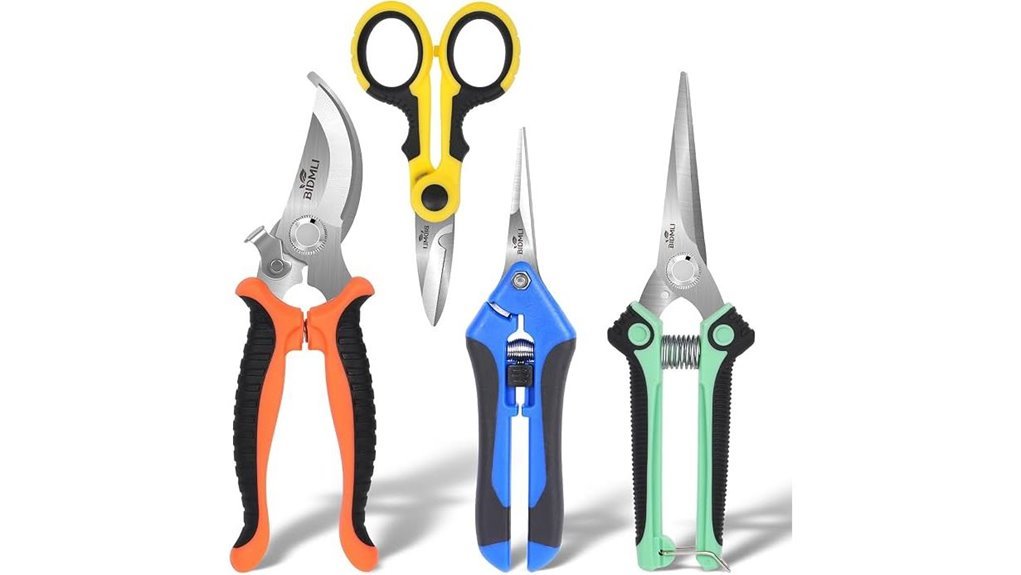 stainless steel pruning scissors