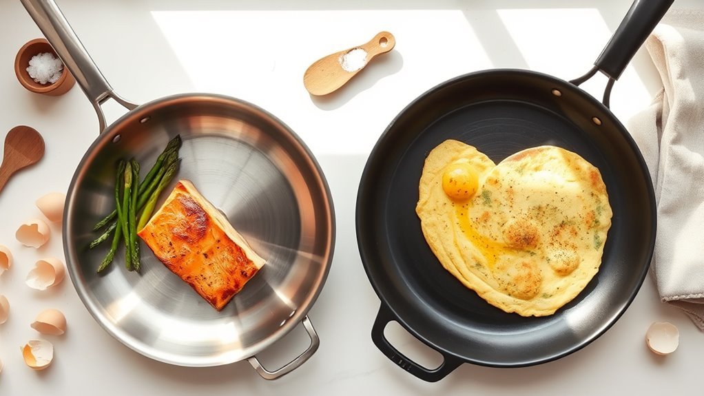stainless steel vs nonstick comparison