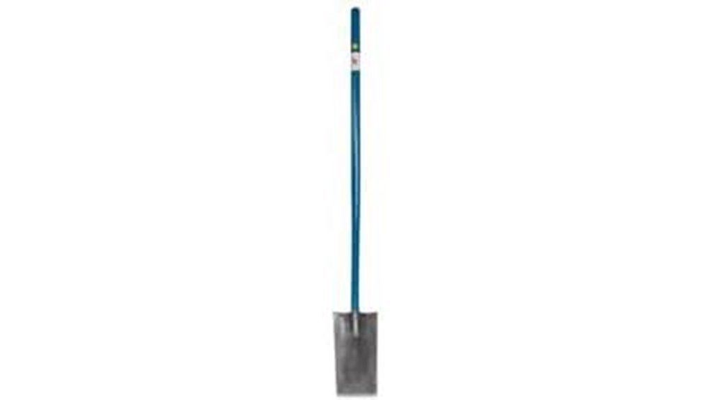 steel spade with handle