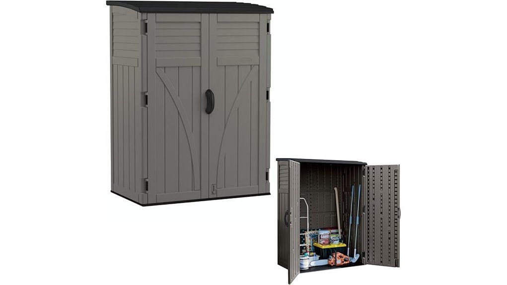 stoney vertical storage shed