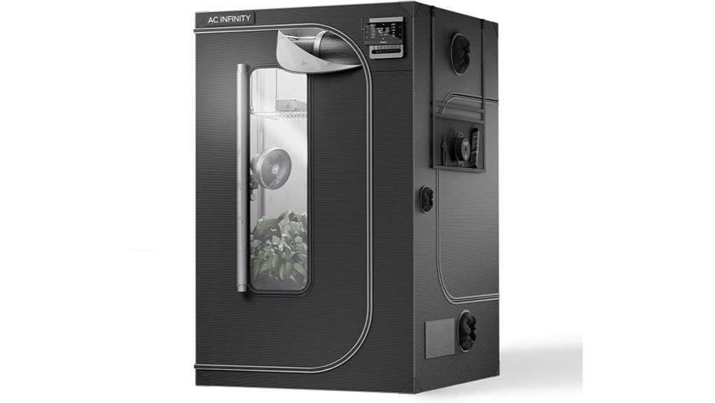 sturdy grow tent setup