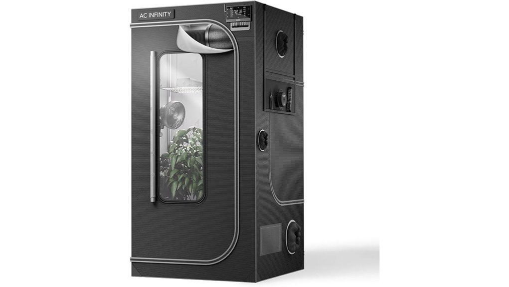 sturdy grow tent setup