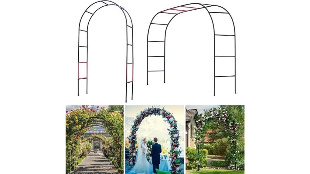 sturdy metal garden trellis