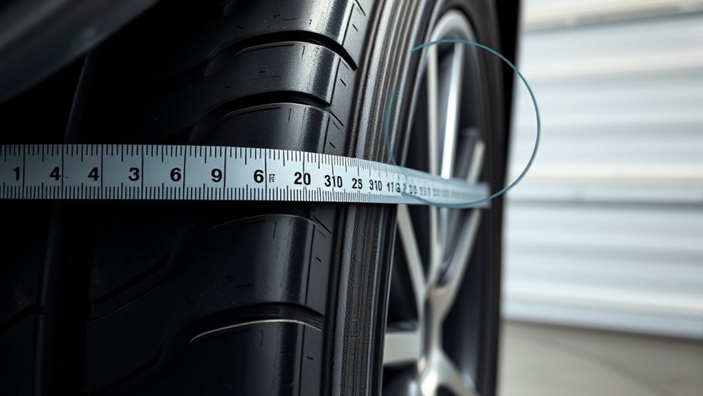 Tire width and aspect ratio showing how sidewall height changes overall tire diameter