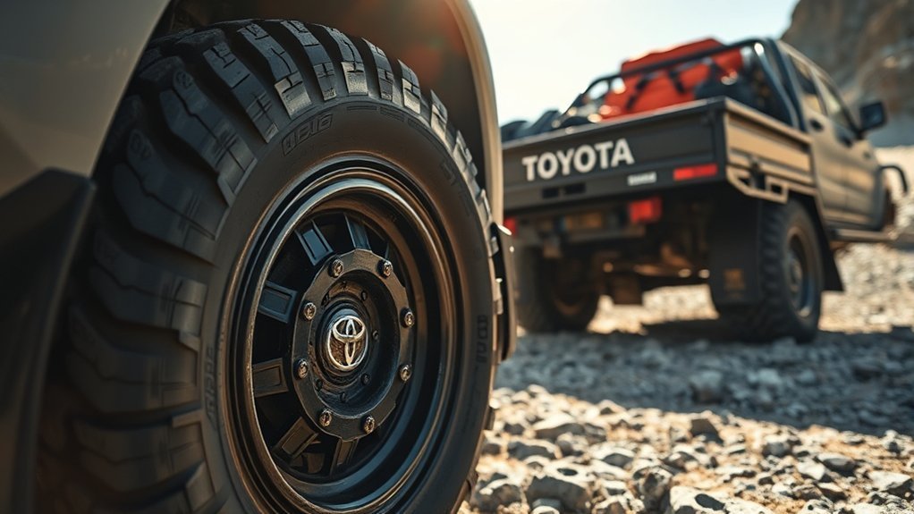 Toyota Hilux tire load ratings and payload capacity guide