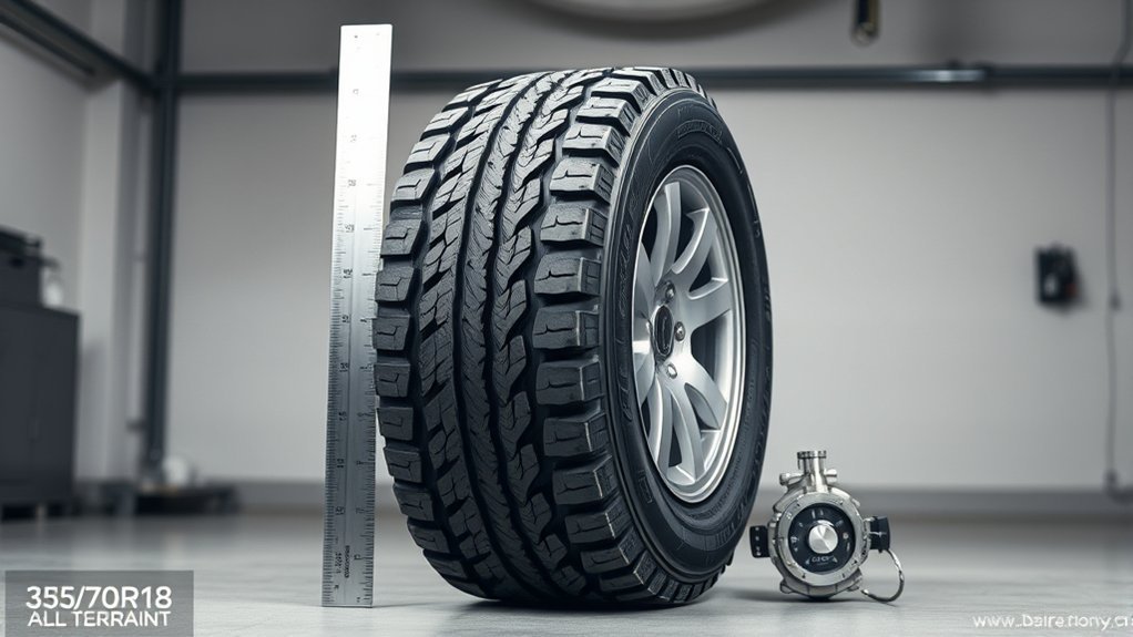 305/70R18 tire size specifications explained