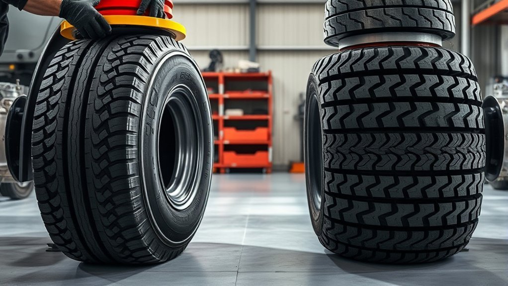 diagram explaining tire ply rating and load range strength classification