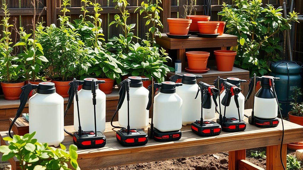 top battery garden sprayers t5bfu