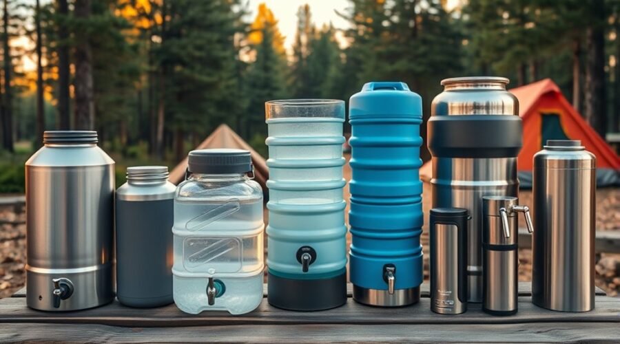 top camping water dispensers